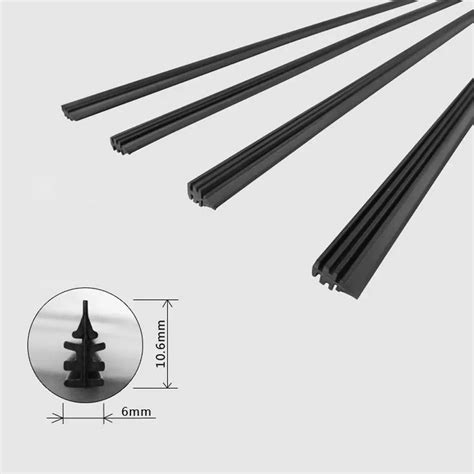 Aliexpress Buy 2pcs Auto Insert Rubber Strip Windscreen Wiper