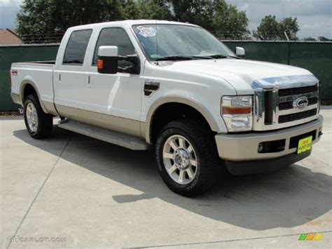 Oxford White Ford F Super Duty King Ranch Crew Cab X