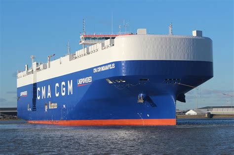 Cma Cgms First Lng Fuelled Car Carrier Completes First Journey In