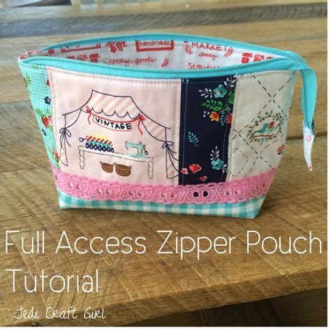 Full Access Zipper Pouch Tutorial Zipper Pouch Tutorial Pouch