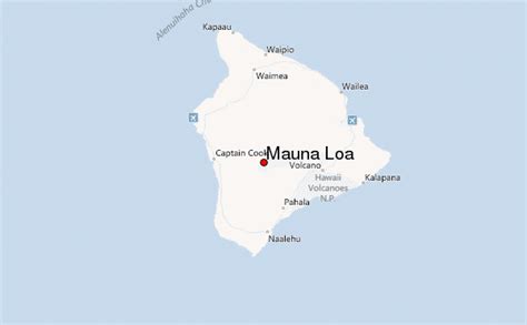 Map Of Mauna Loa