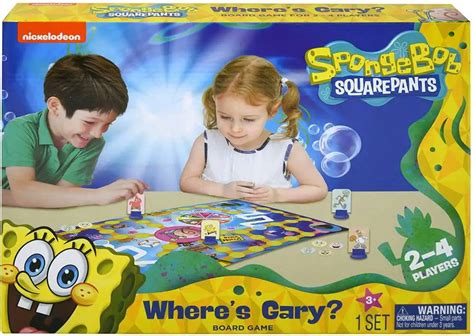 Spongebob Squarepants Wheres Gary Board Game Tcg Toys Toywiz