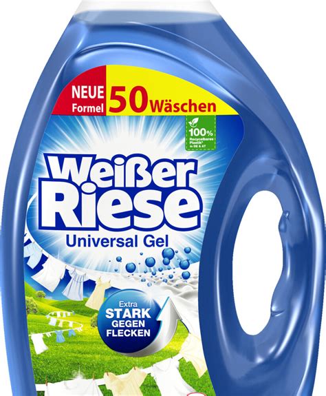 Weißer Riese Vollwaschmittel Universal Gel 50 WL ab 8 99