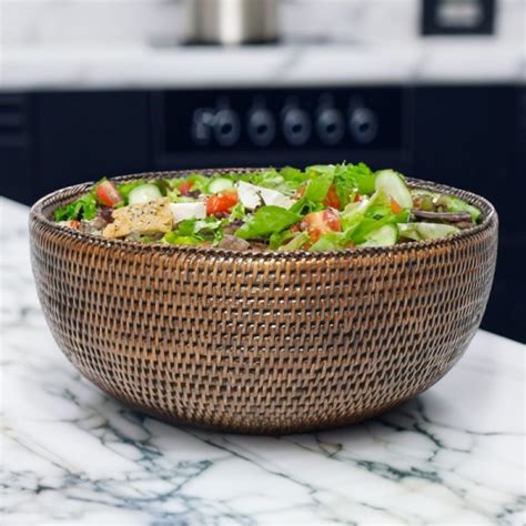 Rattan Island Large Salad Bowl Direct From Asia Manufacturer