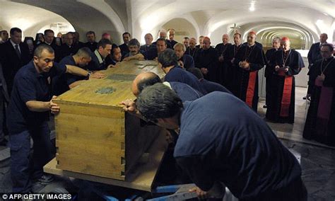 Body Of Late Pope John Paul Ii Exhumed Ahead Of His Beatification In