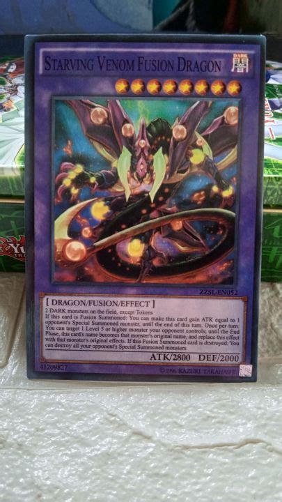 Starving Venom Fusion Dragon Class A Yu Gi Oh Trading Card Game