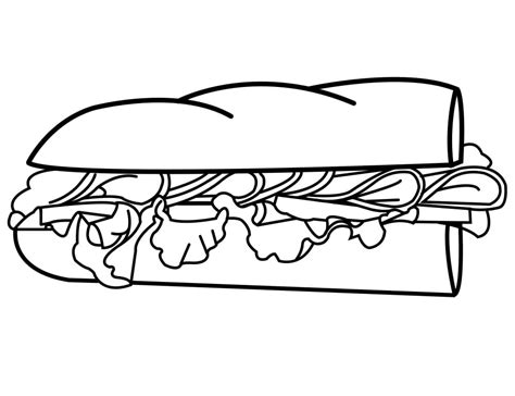 Dibujos De Bocadillo Para Colorear Para Colorear Pintar E Imprimir