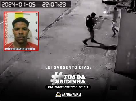 ASPRA PMBM ASPRA PMBM cobra punição ao criminoso que atirou para