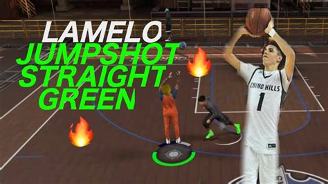 Lamelo Ball IRL Jumpshot On NBA 2K17 Straight Green Must See YouTube