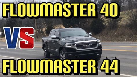 Ram L Hemi Flowmaster Super Vs Flowmaster Series Youtube