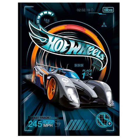 Caderno Tilibra Hot Wheels Capa Dura Folhas Unidades Em Oferta Na Obra Lar Obra
