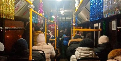 В Могилеве появился «новогодний» автобус