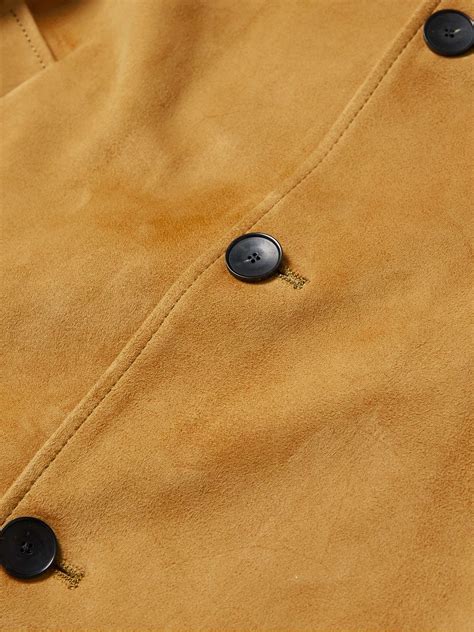 Yellow Suede Jacket Mr P Mr Porter