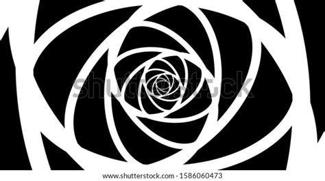 Abstracts Disco Spiral Psihodelic Tunnel Background Stock Illustration