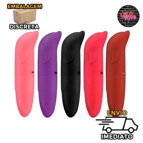 Vibrador Golfinho Ponto G Toque Aveludado Sex Shop Shopee Brasil