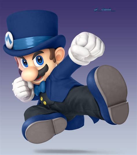 Navy blue mario | Super mario art, Super mario bros, Super mario brothers