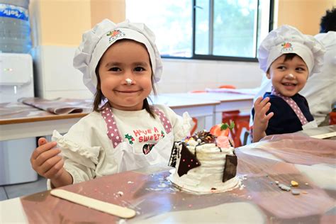 Minikler yeni yıl pastalarını yaptı Basın Kemer Belediyesi