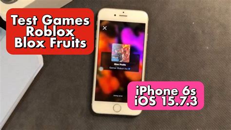 Roblox Blox Fruits Iphone S Ios Test On March