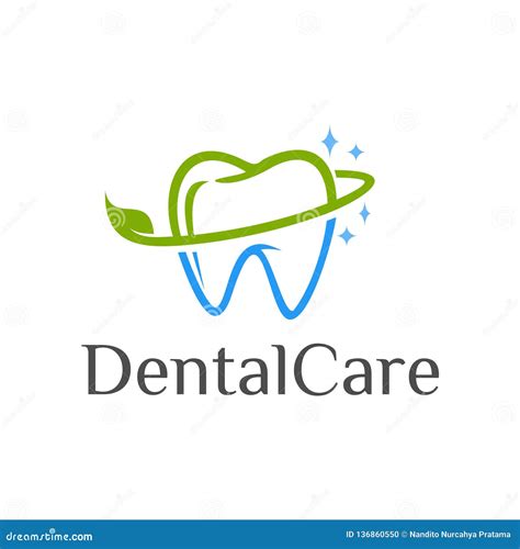 Dental Care Logo Design Stock Vector Illustration Of Medical 136860550