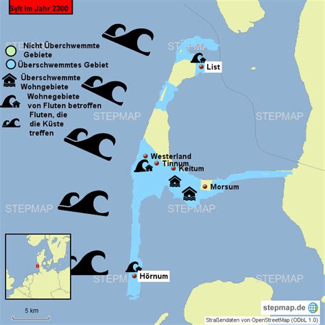 Stepmap Sylt Im Jahr Landkarte F R Deutschland