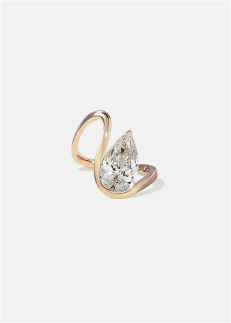 Floating Diamond Trace Ring Katkim