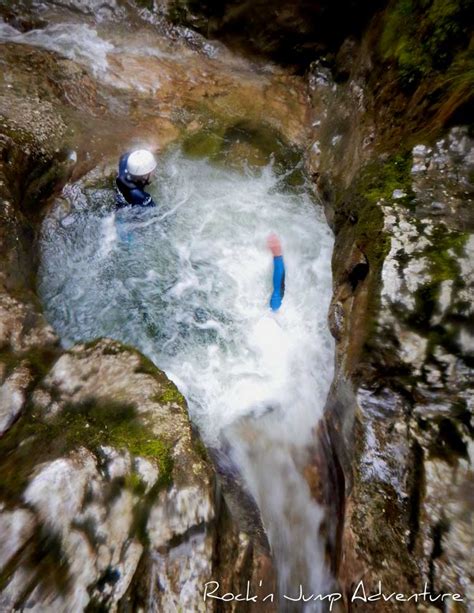 Canyoning Sportif Canyon du Grosdar à Saint Claude Rock n Jump