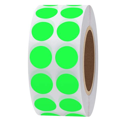 Amazon Hybsk Pcs Color Coding Dot Labels Inch Mm Round