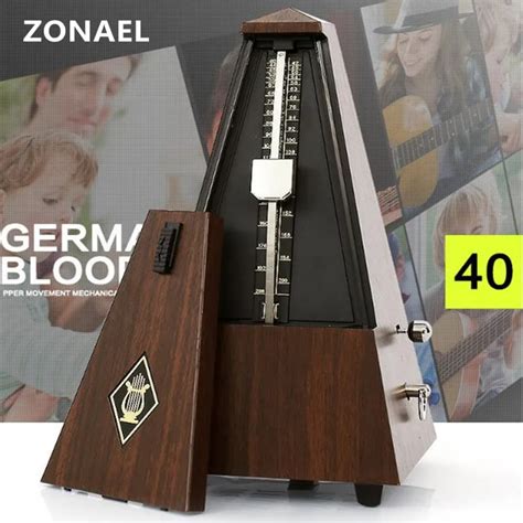 ZONAEL Piano metronome Friend Teak Tower type Precision Mechanical ...