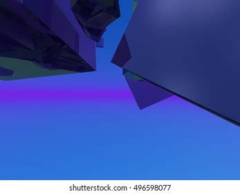 3d Blue Abstract Wallpaper Stock Illustration 496598077 | Shutterstock