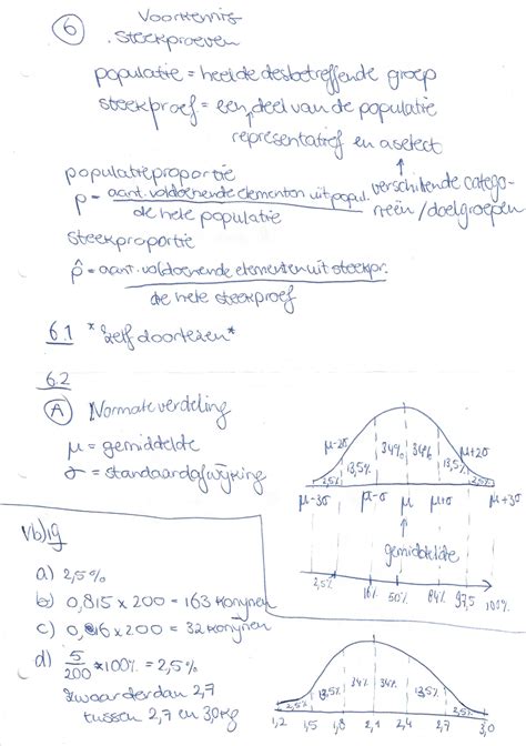 Samenvatting Getal Ruimte HAVO Wiskunde A Hoofdstuk 6 Wiskunde A