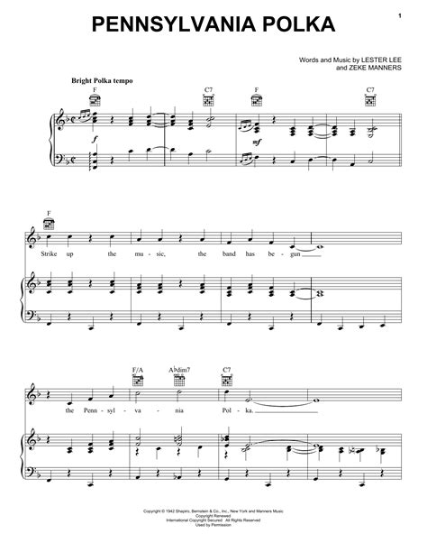 Pennsylvania Polka | Sheet Music Direct