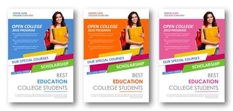 25 Free Editable School Brochure Flyer Poster Templates Edutechspot