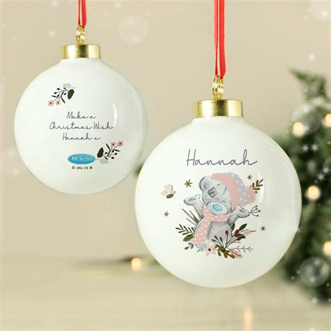 Buy Personalised Me To You Tatty Teddy Cosy Winter Christmas Bauble For