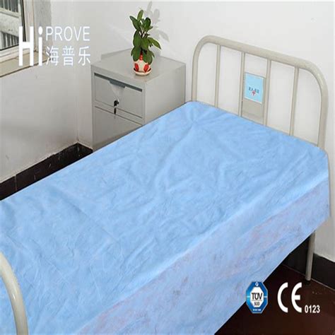 Non Woven Pp Sms Disposable Waterproof Bed Sheet For Hospital China