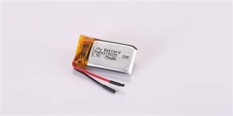 37v High Rate Discharge Li Polymer Battery Lphd4115025 20c 75mah With