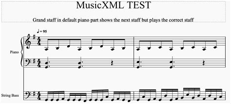 Musescore Piano Part Uses The Wrong Staff From An Imported Musicxml