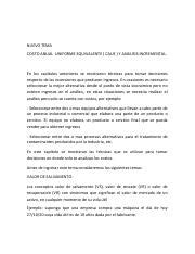 Ing economica CAUE y analisis incremental pdf INICIO SESIÓN 7 30