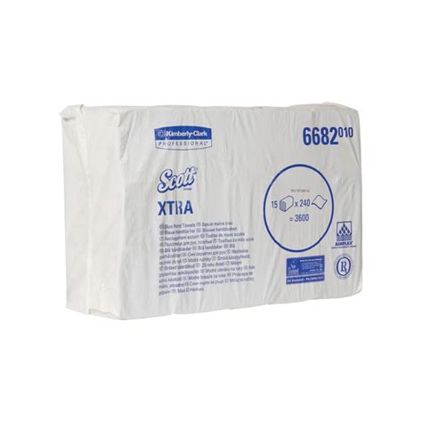 Kimberly Clark™ Scott™ Xtra Blue Interfolded Hand Towel Dimensions L X