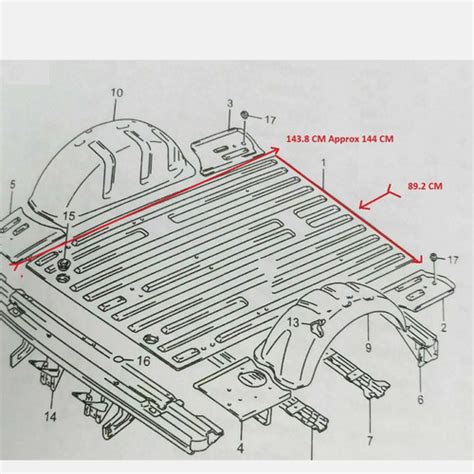 Jual Panel Lantai Dasar Belakang Jimny Sierra Sj Q Kota Bandung