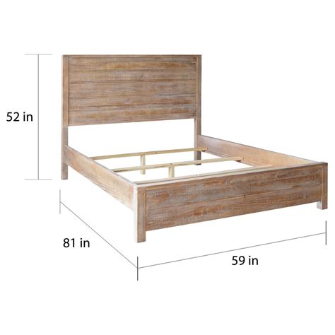 Grain Wood Furniture Montauk Full Size Solid Wood Panel Bed Overstock