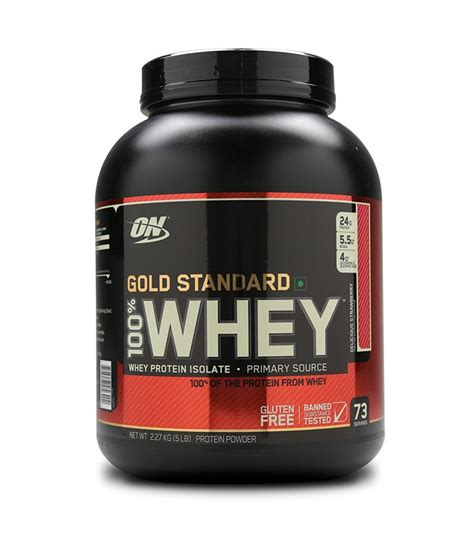 Optimum Nutrition Gold Standard 100 Whey Delicious Strawberry 5lbs 227kg Buy Health