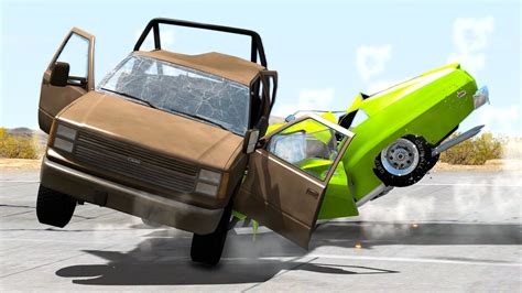 High Speed Traffic Car Crashes Beamng Drive Beamng Gravity Youtube