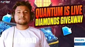 Watch Quantum Live Game Streaming 100K DIAMOND GIVEAWAY FREE FIRE