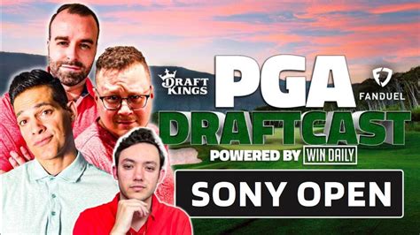 Pga Draftcast Sony Open Preview Pga Draftkings Fanduel Dfs