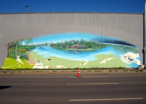 Our Natural Home Mural In Progress Kris Friesen Canadian Mural