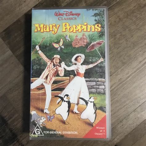 MARY POPPINS WALT Disney Classics VHS Video Tape Movie Collector S