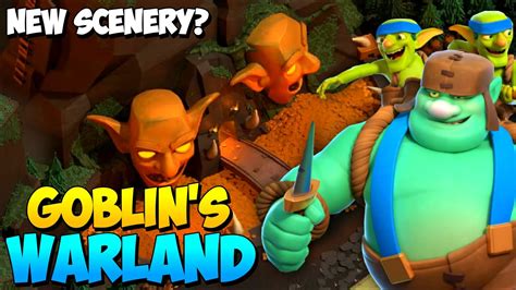 Clash Of Clans New Upcoming Scenery Goblin S Warland New Scenery Coc