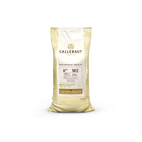 Bakershome Callebaut W2 White Chocolate Callets 28 10kg