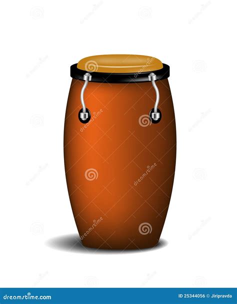 Conga Percussion Music Instrument Stock Vector Illustration Of