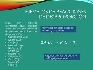 Tipos de reacciones de óxido reducción PPT